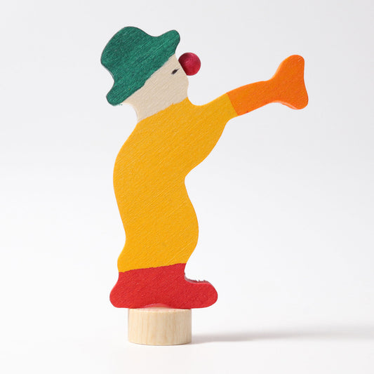 Grimm's Celebrations Juggling Clown Orange Decoration - Cheeky Junior