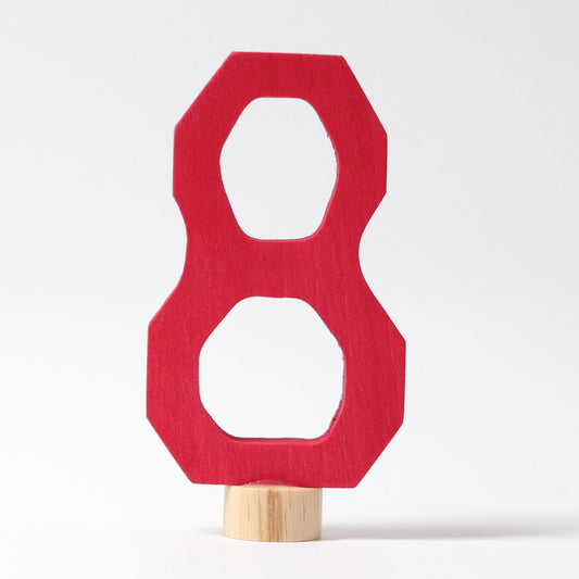 Grimm's Celebrations Number Eight Decoration - Cheeky Junior
