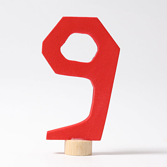 Grimm's Celebrations Number Nine Decoration - Cheeky Junior