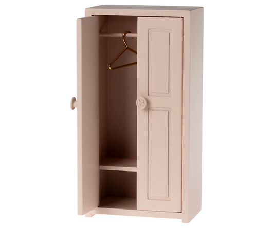 Maileg Miniature Closet for Mouse - Light Rose