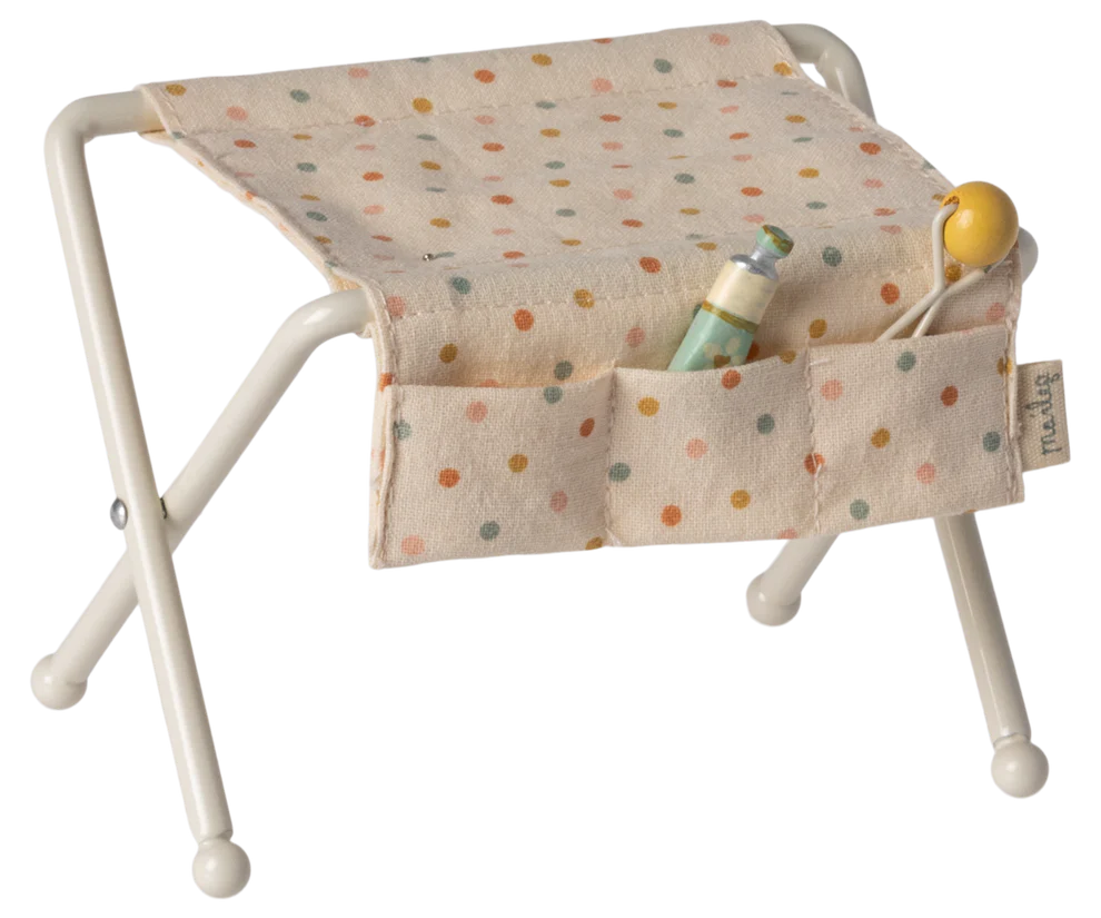 Maileg Nursery Table for Baby Mouse - Off White