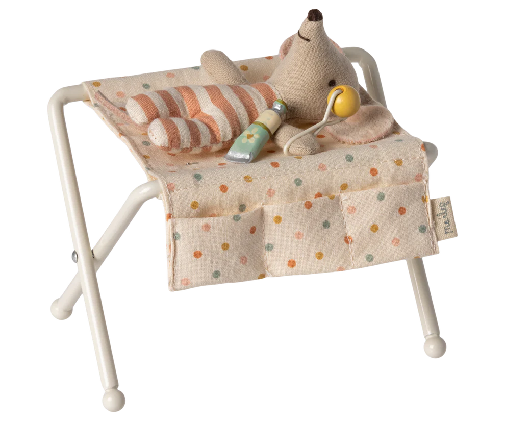 Maileg Nursery Table for Baby Mouse - Off White