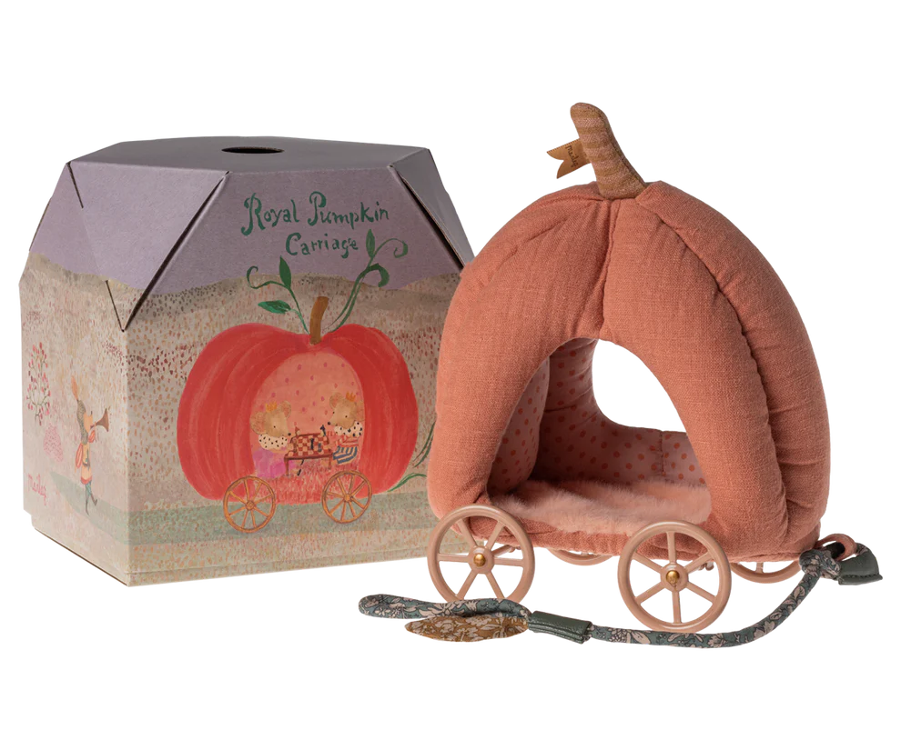 Maileg Pumpkin Carriage for Mouse