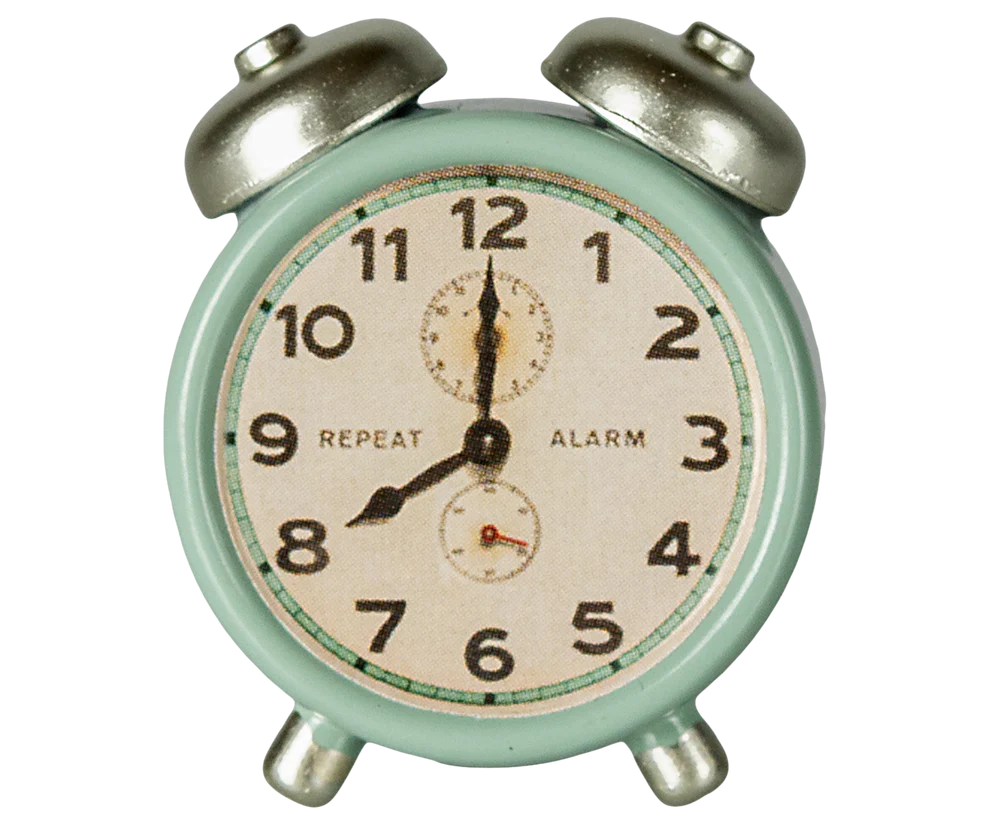 Maileg Alarm Clock for Mouse - Mint