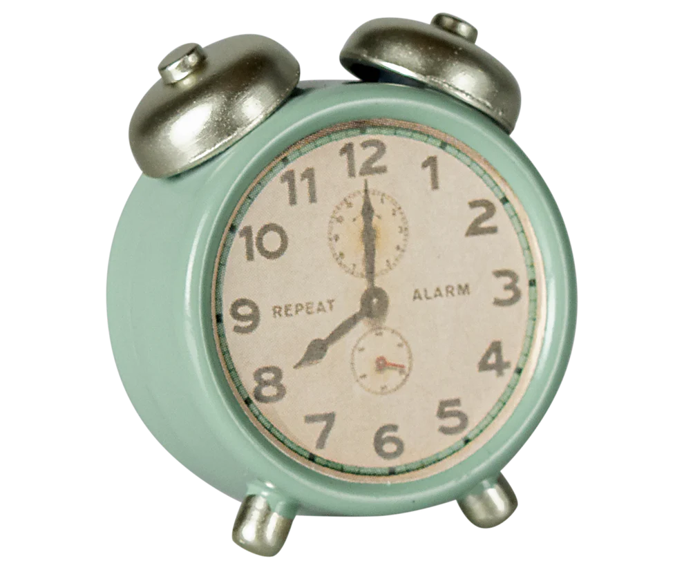 Maileg Alarm Clock for Mouse - Mint