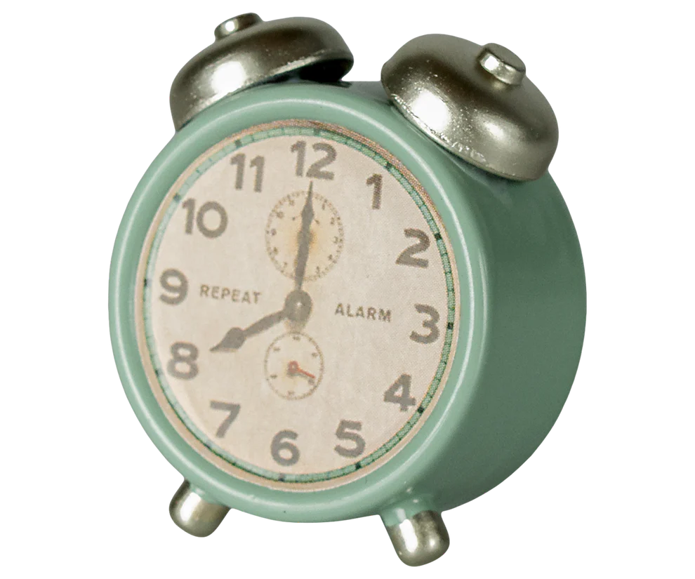 Maileg Alarm Clock for Mouse - Mint