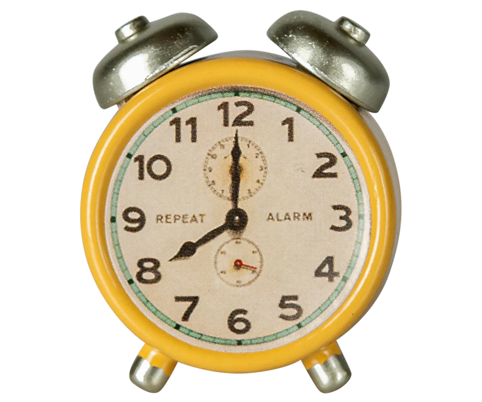 Maileg Alarm Clock for Mouse - Yellow