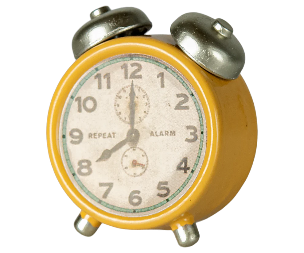 Maileg Alarm Clock for Mouse - Yellow