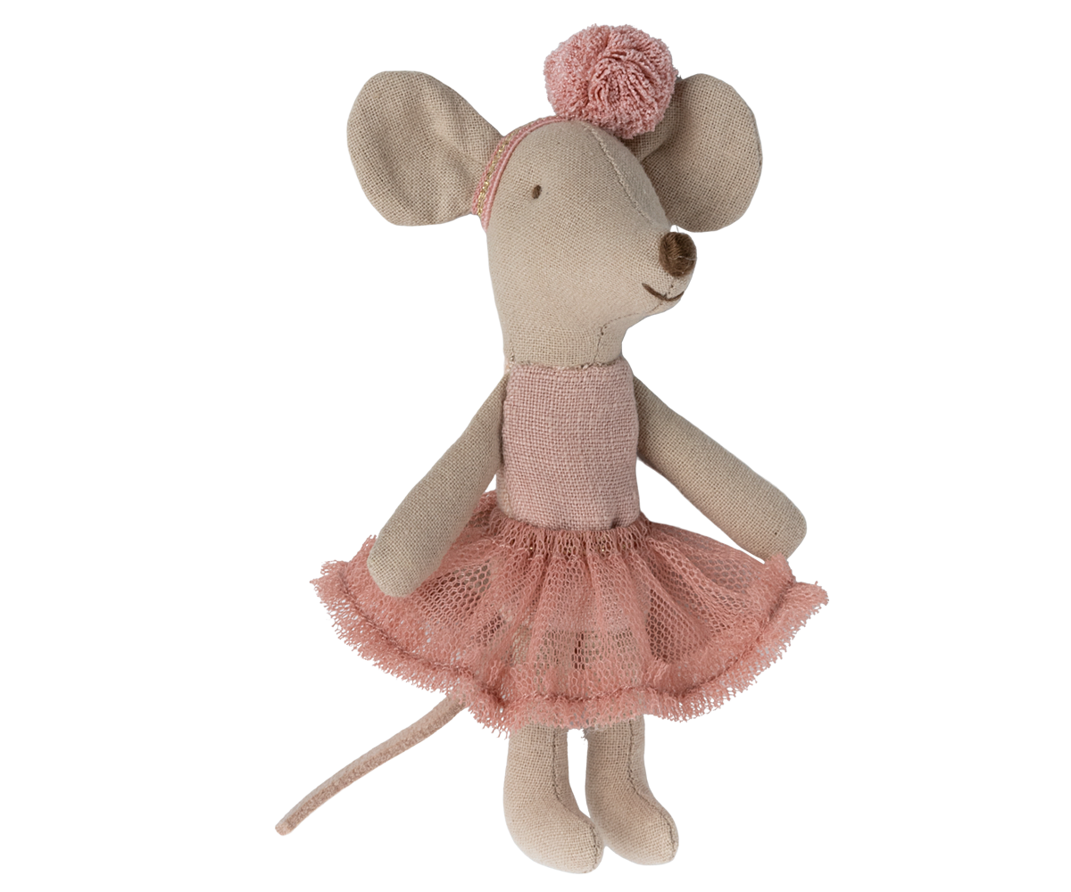 Maileg Ballerina Mouse Little Sister Rose - Cheeky Junior