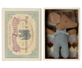 Load image into Gallery viewer, Maileg Sleepy Wakey Baby Mouse in Matchbox - Blue - Cheeky Junior
