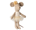 Load image into Gallery viewer, Maileg Ballerina Mouse Little Sister - Off White
