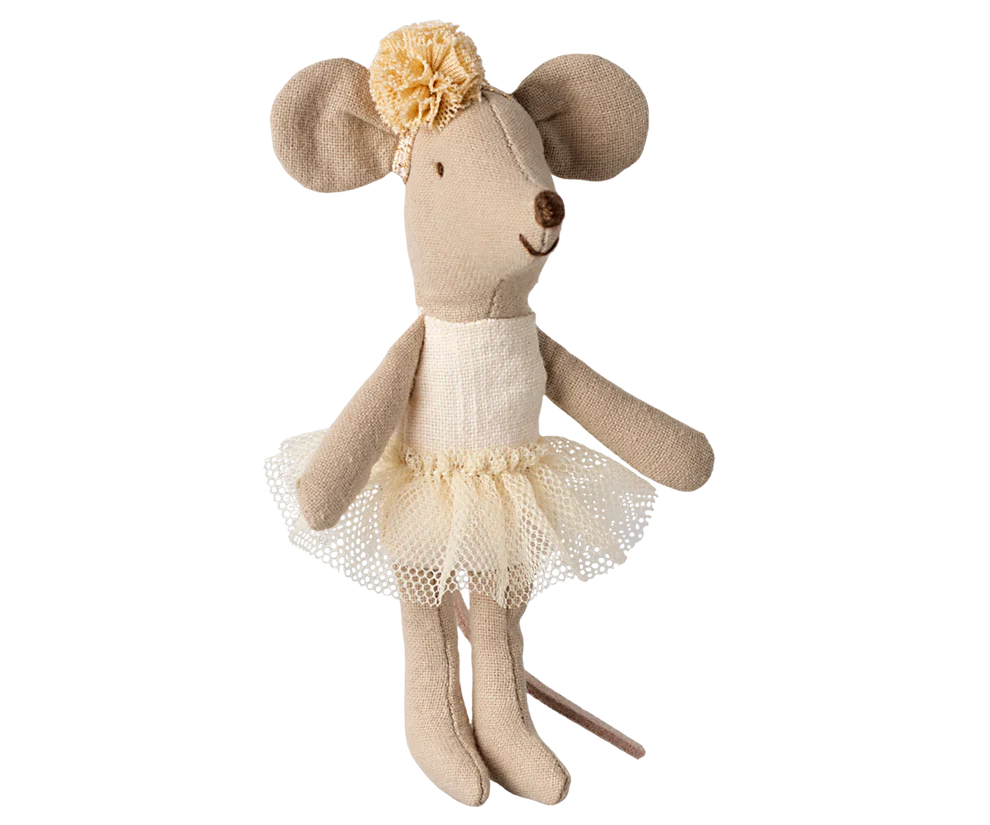 Maileg Ballerina Mouse Little Sister - Off White