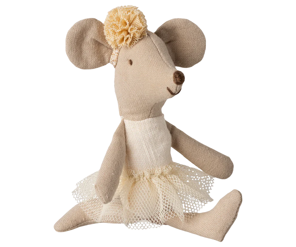 Maileg Ballerina Mouse Little Sister - Off White