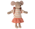 Load image into Gallery viewer, Maileg Tricycle Mouse Big Sister - Coral
