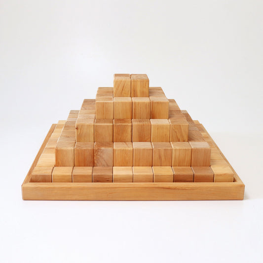 Grimm's Large Stepped Pyramid Natural - Cheeky Junior