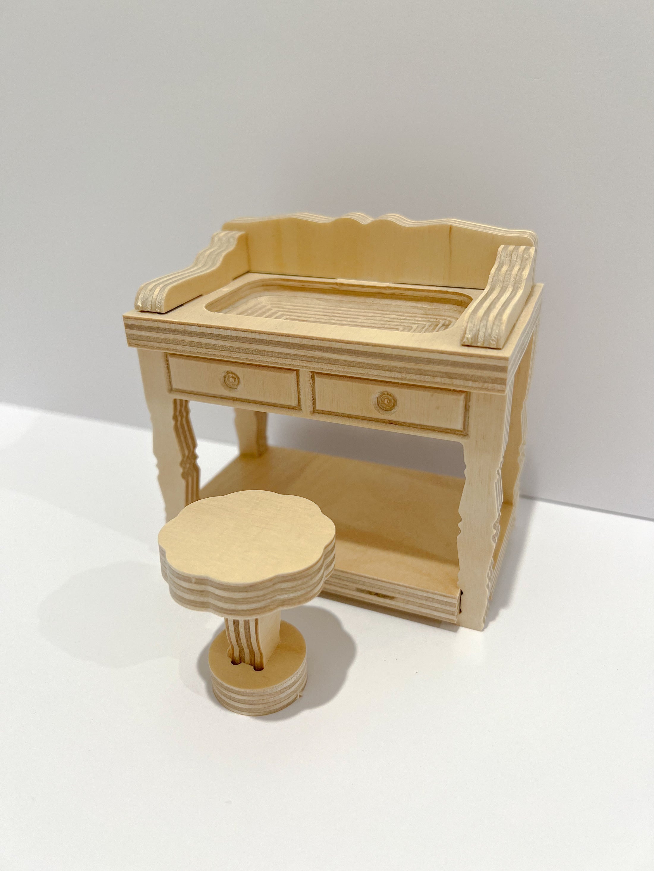 Trele Morele Design Sink with Stool