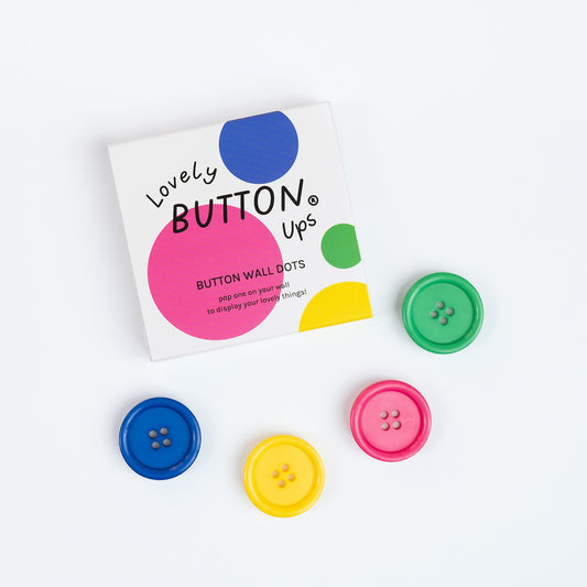 Lovely Buttons Ups ® Wall Dots Colourful Collection