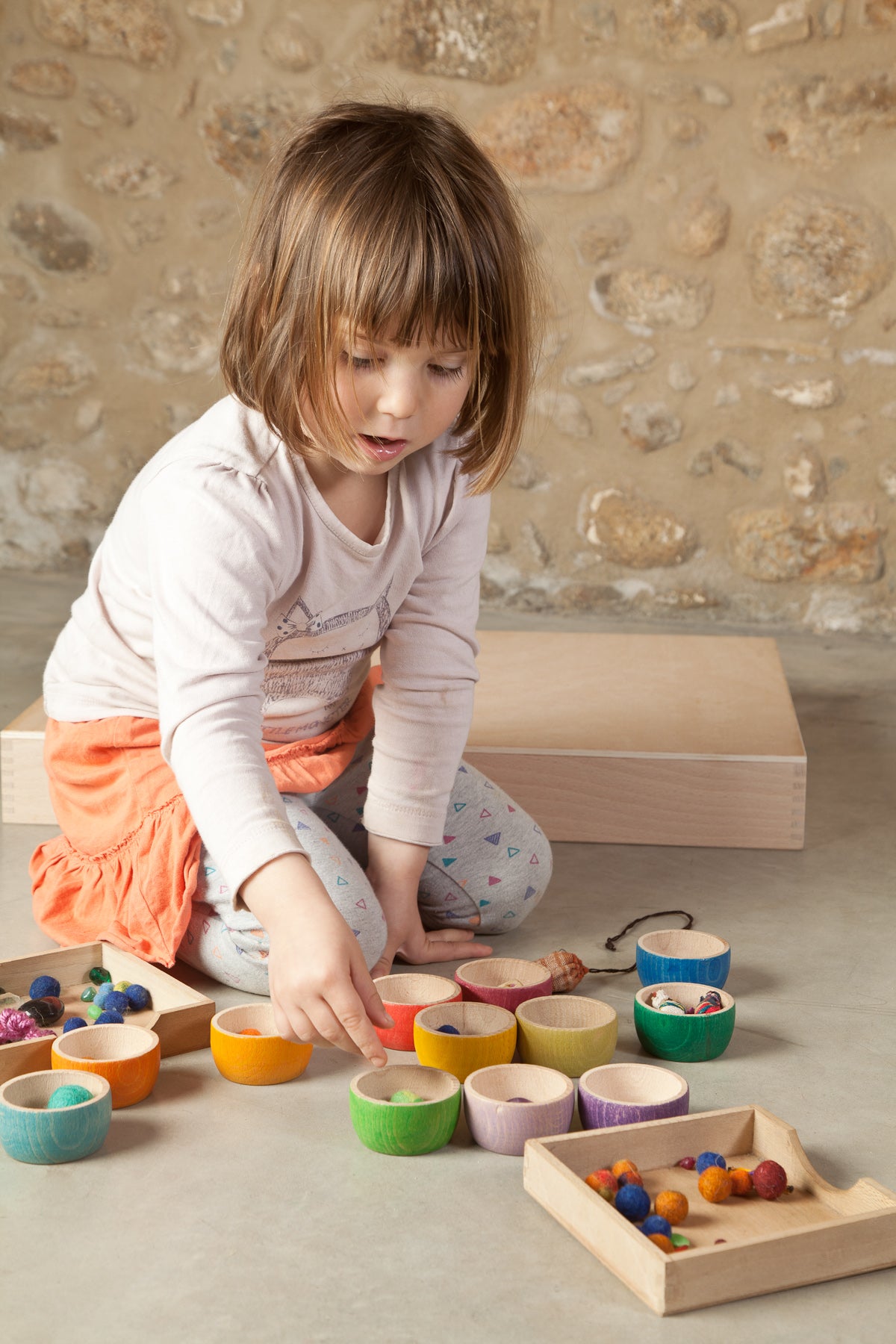 Grapat Bowls Coloured 12 pieces - Cheeky Junior