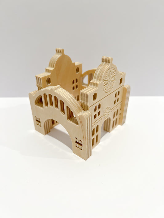 Trele Morele Design Train Station Tiny Toy