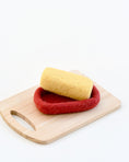 Load image into Gallery viewer, Tara Treasures Felt Butter on Dish - 2 pieces - Cheeky Junior
