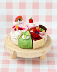 Load image into Gallery viewer, Tara Treasures Felt Rainbow Cake Slice
