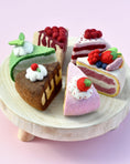 Load image into Gallery viewer, Tara Treasures Felt Strawberry Torte Slice - Cheeky Junior
