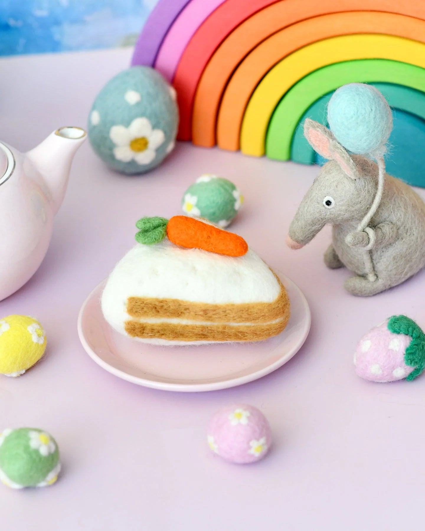 Tara Treasures Felt Carrot Cake - Cheeky Junior