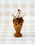 Load image into Gallery viewer, Tara Treasures Felt Chocolate Milkshake
