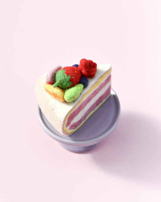 Tara Treasures Felt Fruit Torte Slice - Cheeky Junior