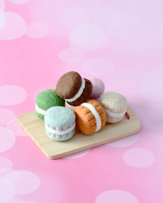 Tara Treasures Felt Macaroons A - Set of 6