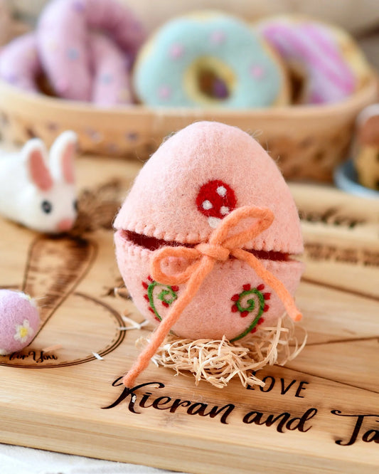 Tara Treasures Felt Egg Cover - Cheeky Junior