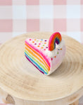 Load image into Gallery viewer, Tara Treasures Felt Rainbow Cake Slice
