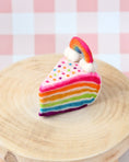 Load image into Gallery viewer, Tara Treasures Felt Rainbow Cake Slice
