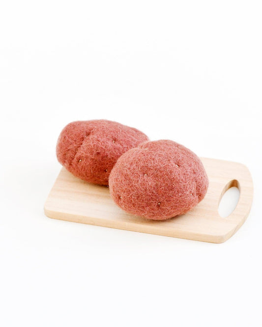 Tara Treasures Felt Red Potatoes Set of 2 - Cheeky Junior