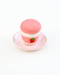 Load image into Gallery viewer, Tara Treasures Felt Strawberry Yoghurt Bottle - Cheeky Junior
