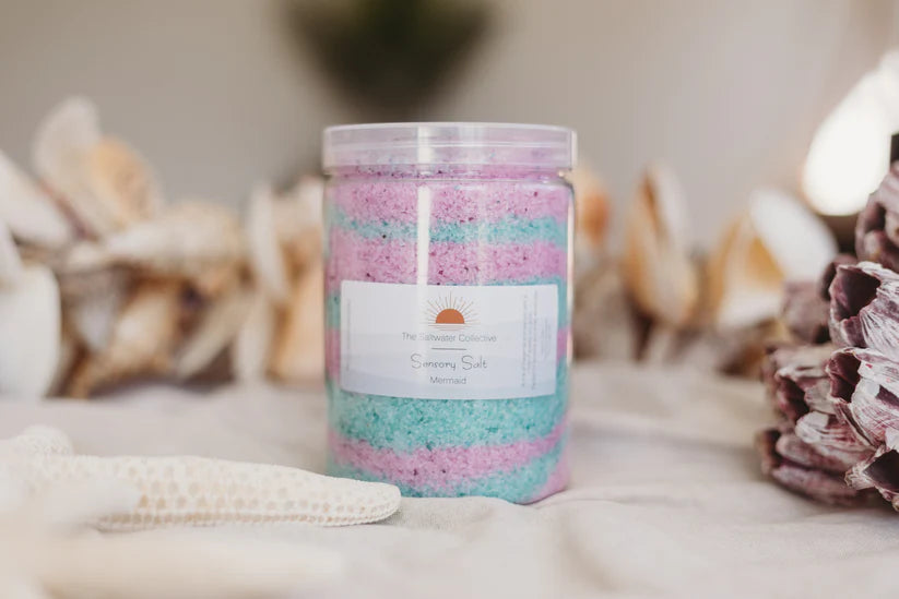 The Saltwater Collective Sensory Salt 500g Mermaid Swirl