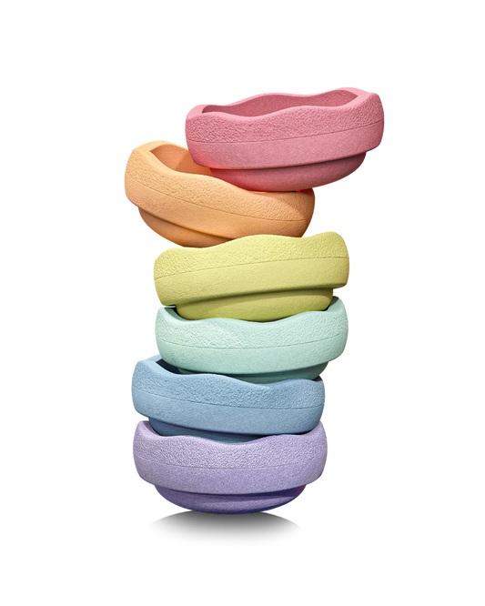 Stapelstein Mini Rainbow Pastel 6 Set