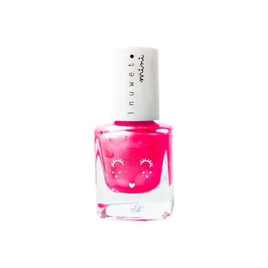 Inuwet Water Based Nail Polish Neon Pink