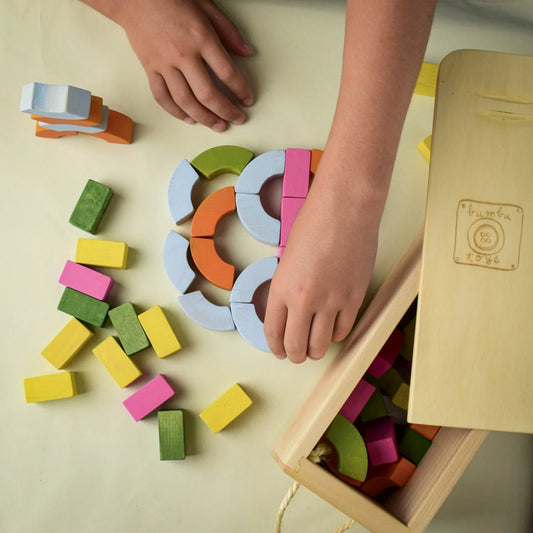 Bumbu Toys Alphabet Blocks Set