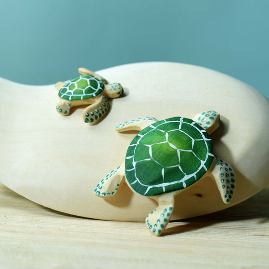 Bumbu Toys Turtle (Green and Brown) - Cheeky Junior