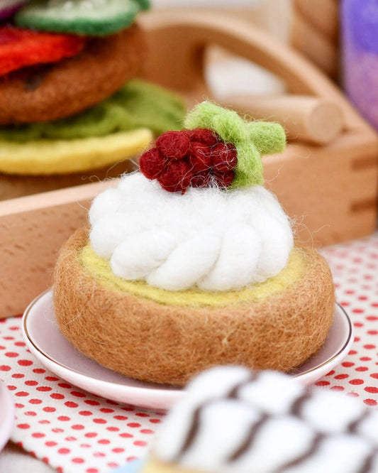 Tara Treasures Felt Lemon Meringue Tart - Cheeky Junior