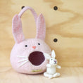 Load image into Gallery viewer, Tara Treasures Felt Rabbit House Bag with Rabbit Toy - Cheeky Junior

