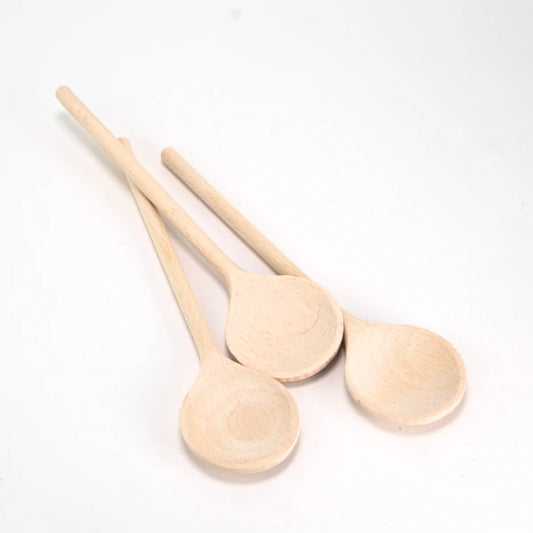 Gluckskafer Wooden Round Spoon 18cm