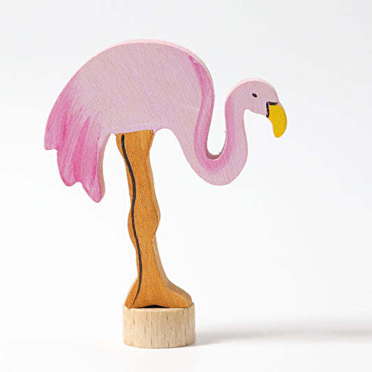 Grimm's Celebrations Flamingo Handpainted Decoration - Cheeky Junior