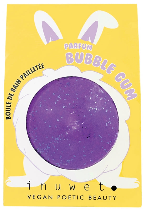 Inuwet - Purple Bubblegum Glitter Bath Fizz