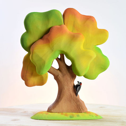 Bumbu Toys Oak Tree Autumn with Woodpecker - Cheeky Junior