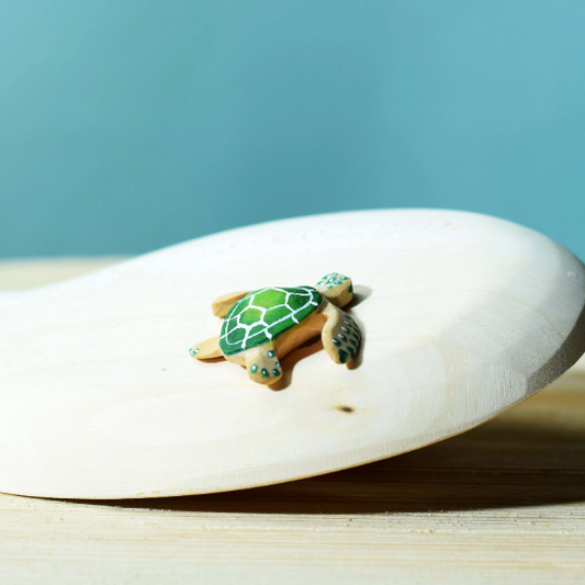 Bumbu Toys Turtle Small (Green and Brown) - Cheeky Junior