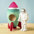 Load image into Gallery viewer, Bumbu Toys - Rocket and Astronaut Set
