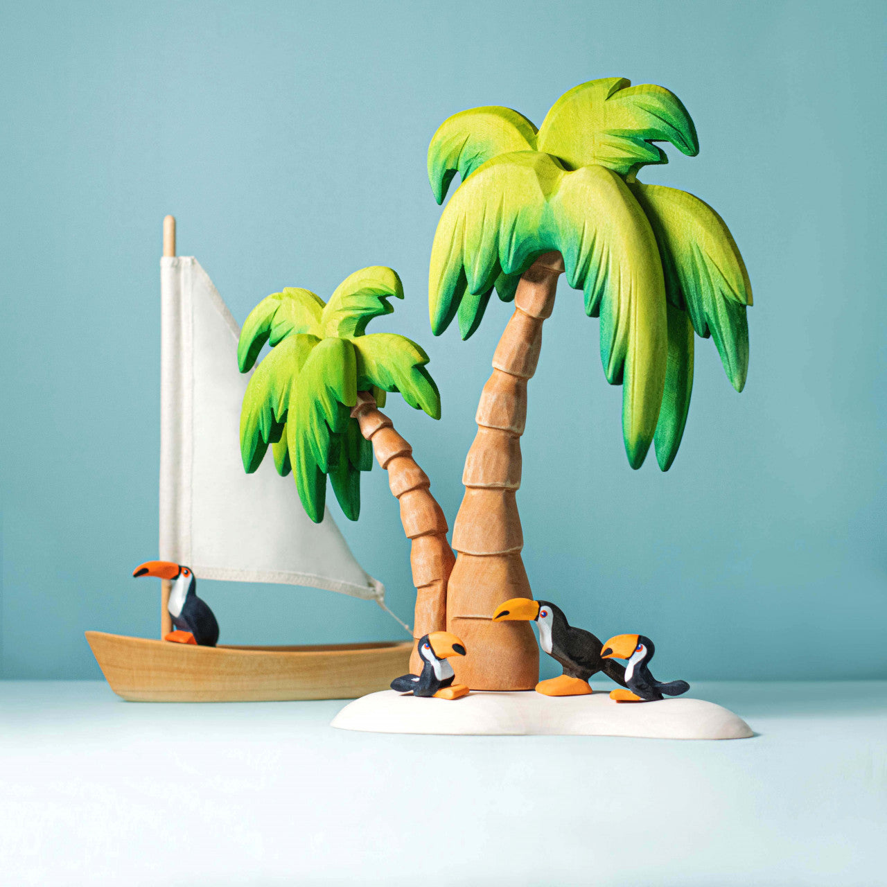 Bumbu Toys Sailing Boat White - Cheeky Junior